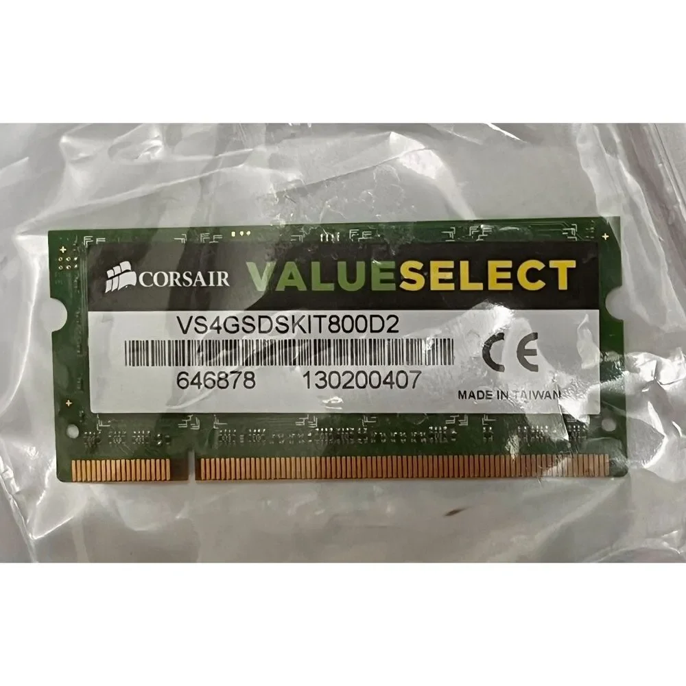 2 GB CORSAIR VALUE SELECT LAPTOP MEMORY 800 MHz DDR2